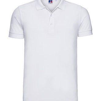 RUSSELL Men Fitted Stretch Polo