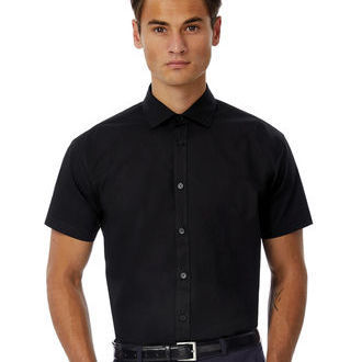 B&C Koszula z krótkimi rękawami Black Tie