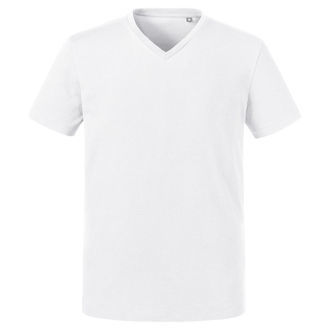 RUSSELL T-Shirt męski Pure Organic V-Neck